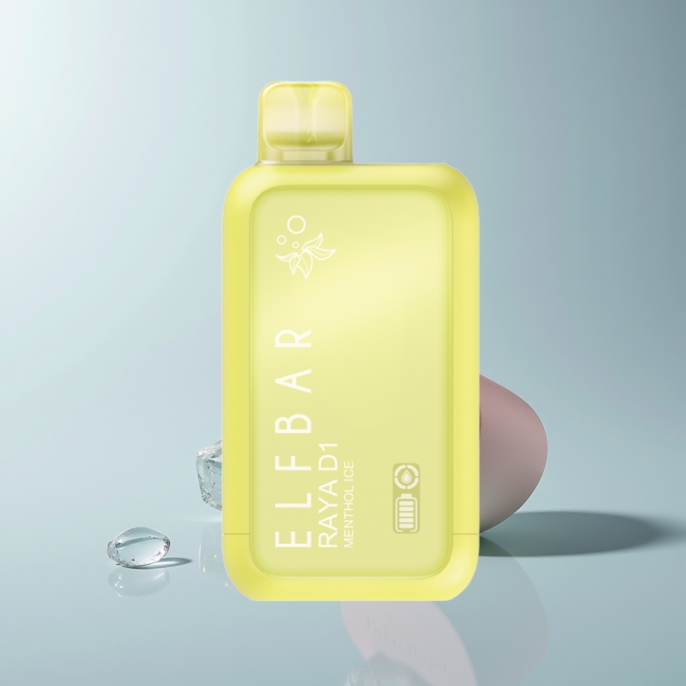 Elf Bar Raya D1 13000 Puffs Engangs Vape Dansk Engros – Menthol Is, 18ml, 650mAh, Type-C