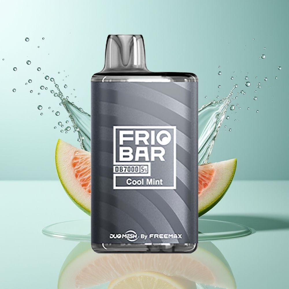 FRIOBAR DB7000 Dansk Engros 16mL 7000 puff 50mg Cool Mint (Kølig Mynte)