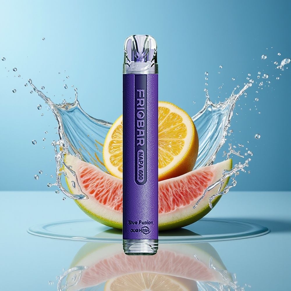 FRIOBAR NAPA 600 Dansk Engros – 2mL 20mg/mL 600mAh Blå Fusion Engangs Vape