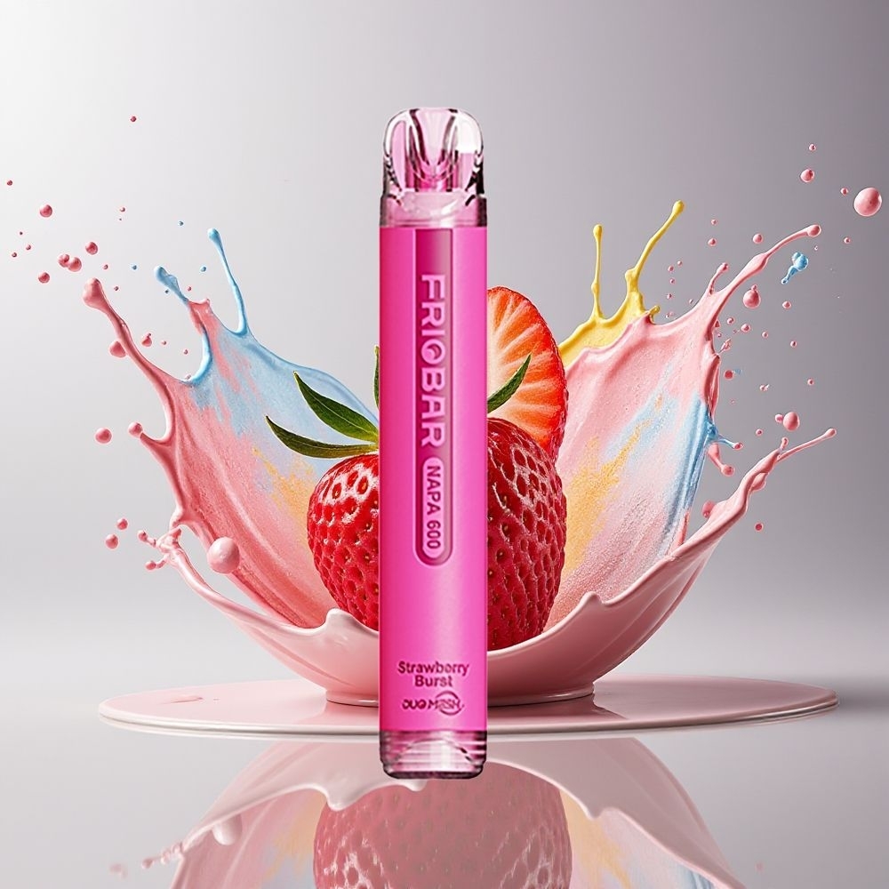 FRIOBAR NAPA 600 Dansk Engros – 2mL 600 puff 20mg/mL med Jordbær Smag