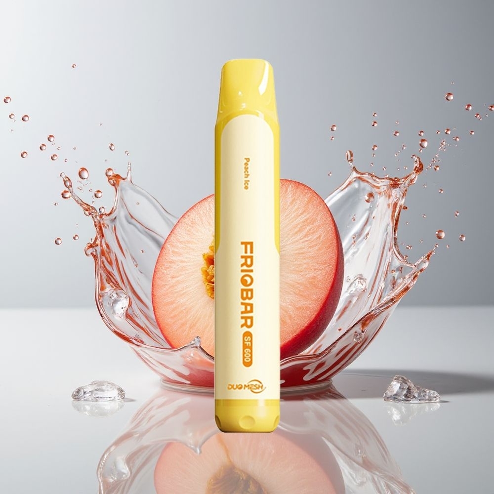 FRIOBAR SF600 600 puffs 20mg/mL Dansk engros FRIOBAR SF600 Fersken Is