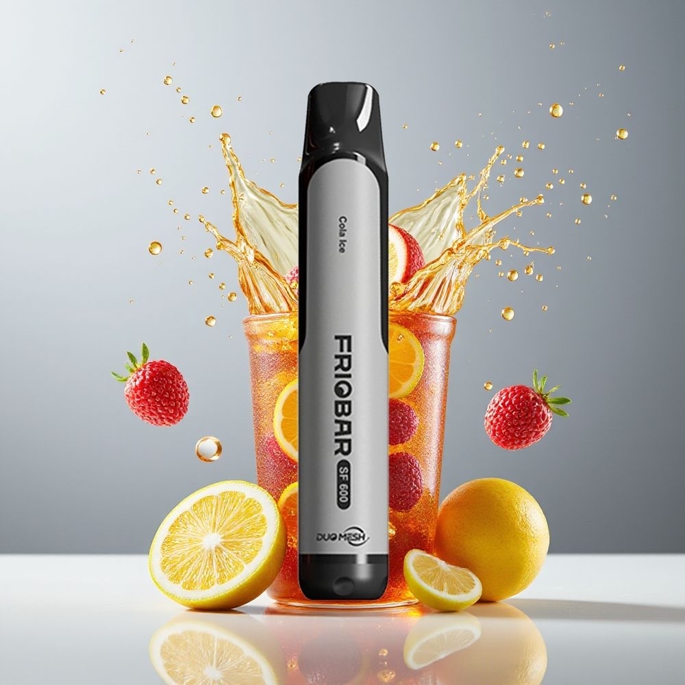 FRIOBAR SF600 Dansk Engros 2mL 600 puff 20mg Disposable Vape Cola Is