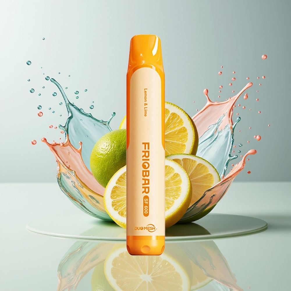 FRIOBAR SF600 Dansk Engros 2mL 600mAh 20mg/mL Citron Lime Engangs Vape