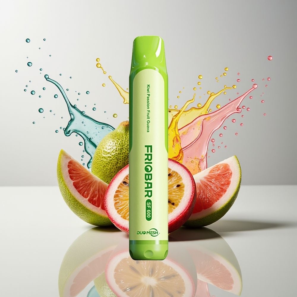 FRIOBAR SF600 Dansk Engros Disposable Vape med 2mL Kapacitet, 600 puf, 20mg/mL Nikotin