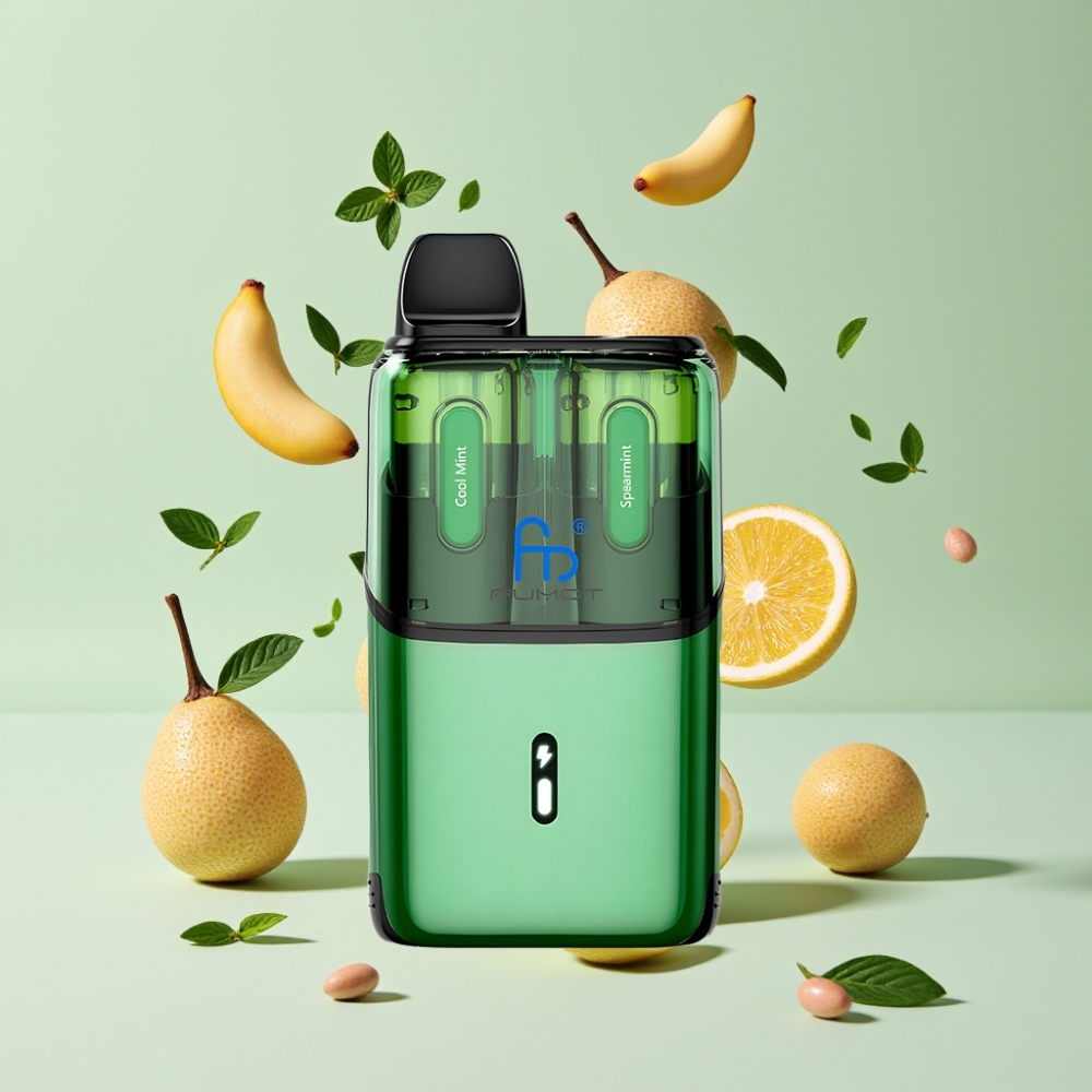 Fumot Ultra T32000 Dansk Engros Vape til Engangsbrug med 32000 Puffs, 800mAh Batteri og Kølig Mynte & Spydmynte