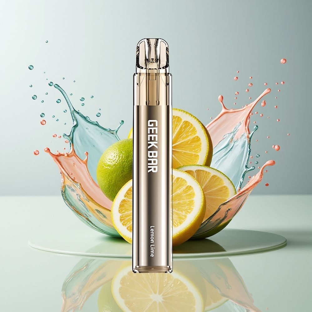 GEEK BAR Elite 1000 Puffs Dansk engros Disposable Vape Mesh Coil 650mAh Citron Lime