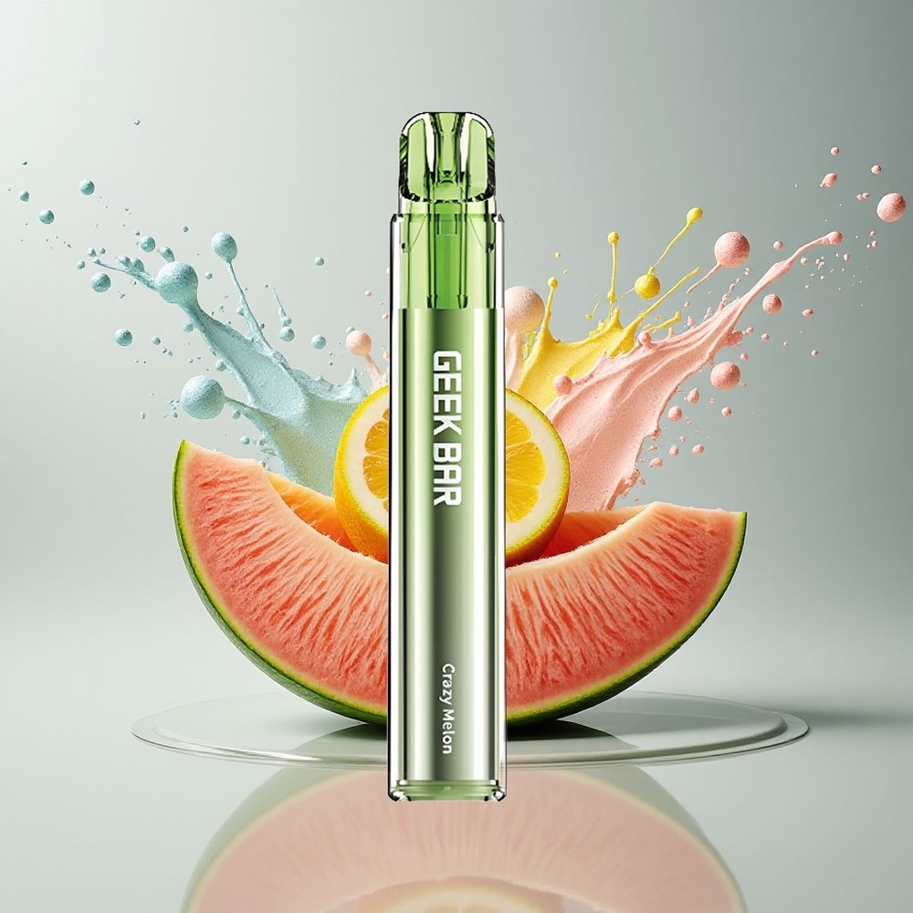 GEEK BAR Elite 1000 Puffs Disposable Vape Dansk engros – Mesh Coil, 650mAh, Lækagesikker – Gal Melon