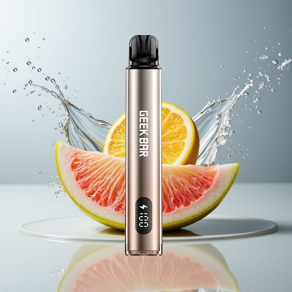 GEEK BAR Elite Prefilled Pod Kit Dansk Engros – Aluminiumlegering, 650 mAh, 2,0 ml, Naturlig Titan