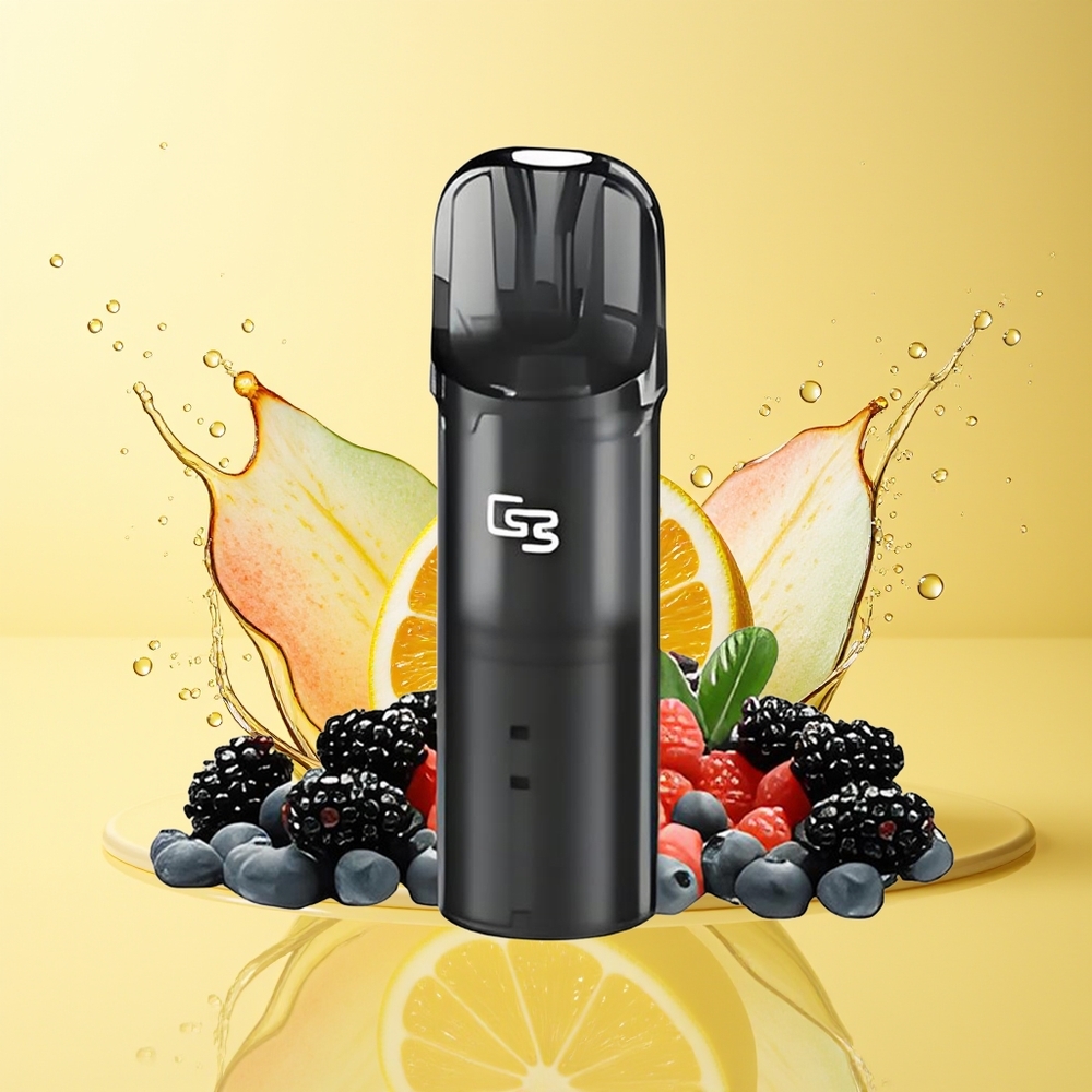 GEEK BAR Elite Prefilled Pod Kit Dansk engros – Aluminiumlegering, 650 mAh, 2,0 ml, Magnetisk, Gul