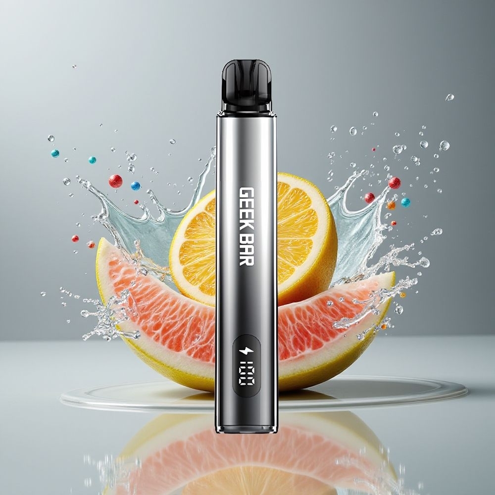 GEEK BAR Elite Prefilled Pod Kit Kølig Grå - Aluminium Legering, 650 mAh, 2.0 ml, Dansk Engros