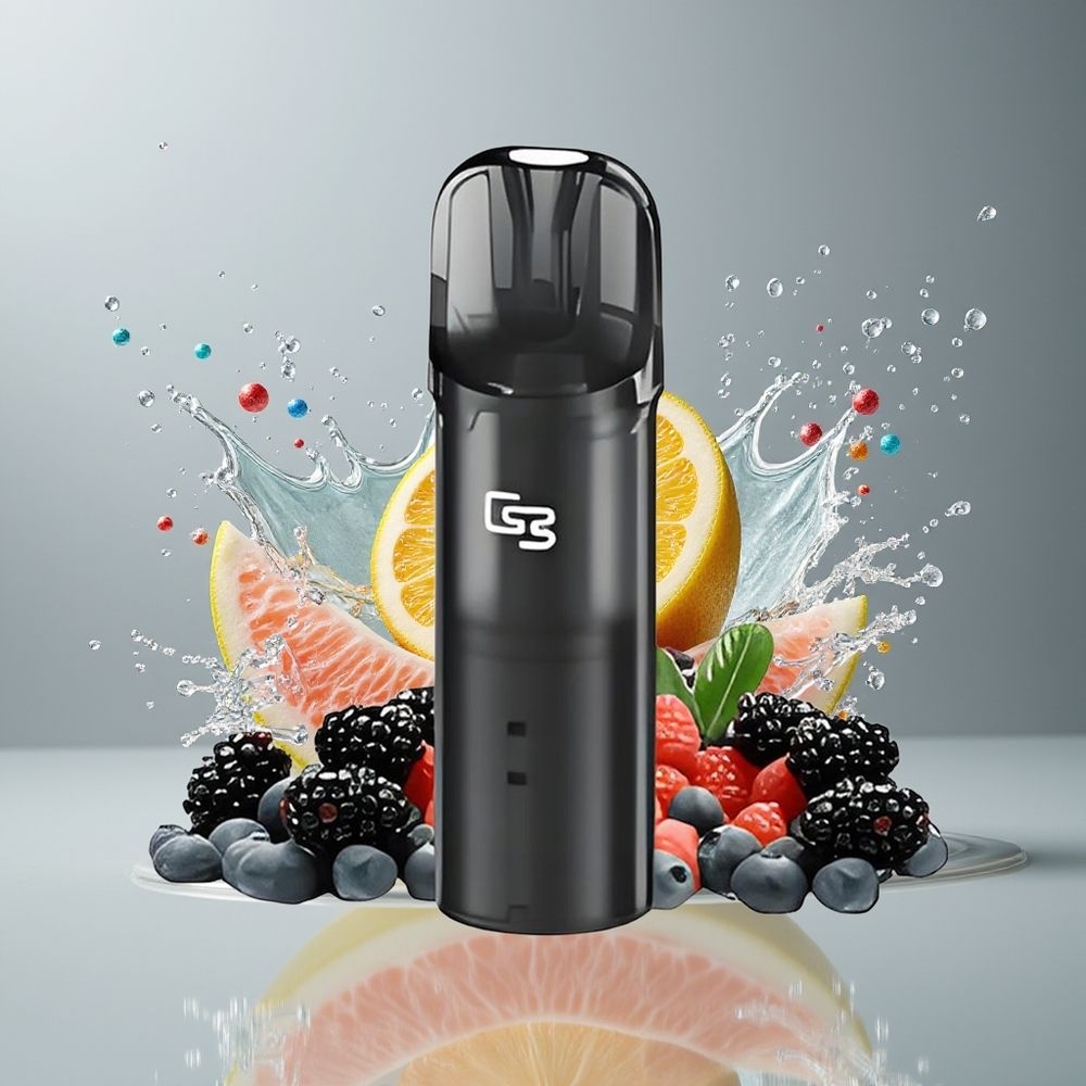 GEEK BAR Elite Prefilled Pod Kit Kølig Grå - Aluminium Legering, 650 mAh, 2.0 ml, Dansk Engros