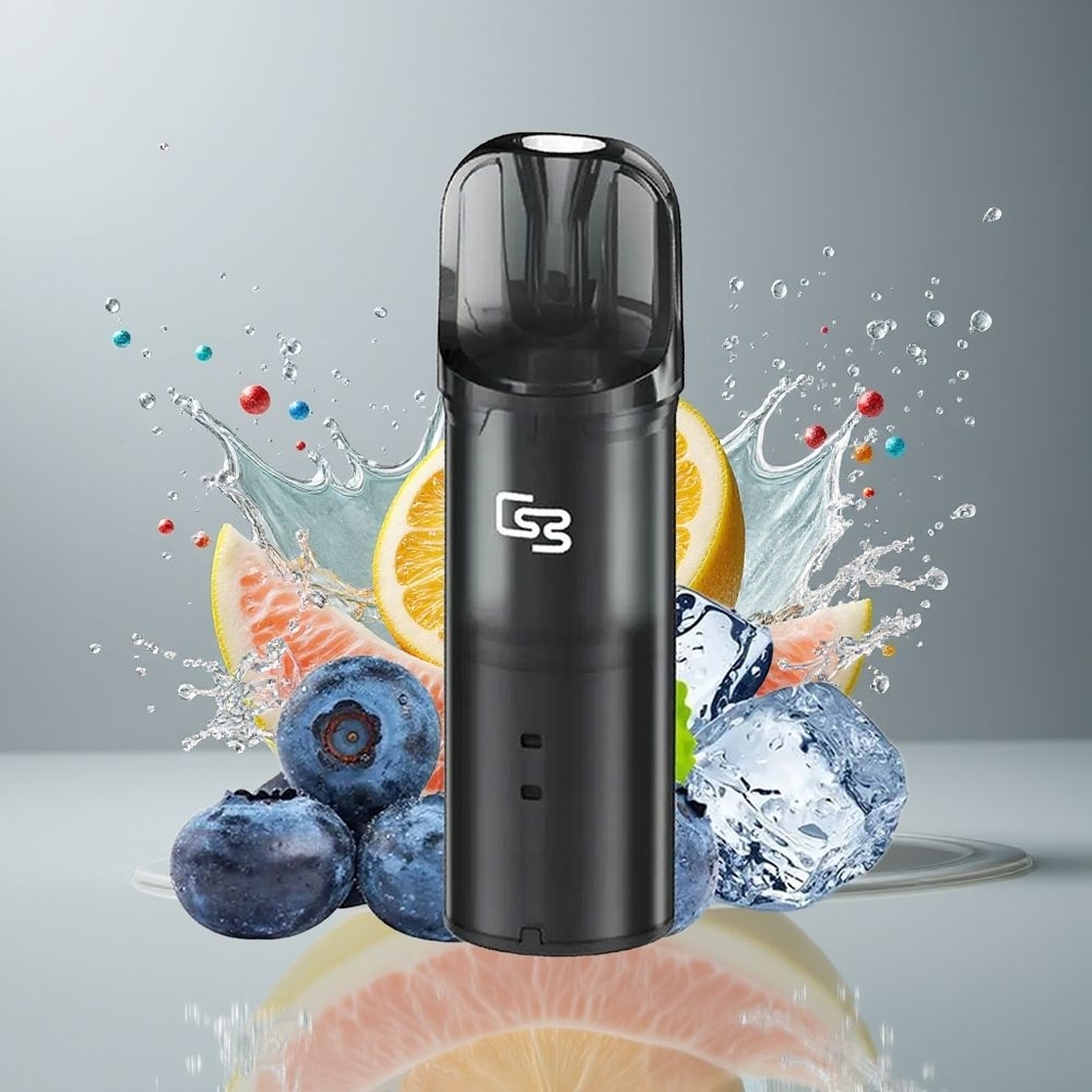 GEEK BAR Elite Prefilled Pod Kit Kølig Grå - Aluminium Legering, 650 mAh, 2.0 ml, Dansk Engros