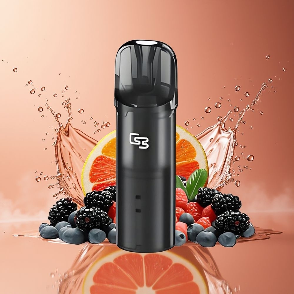 GEEK BAR Elite Prefyldt Pod Kit Dansk Engros – Aluminiumlegering – Kobberrød (Rød) – 650 mAh – 2,0 ml