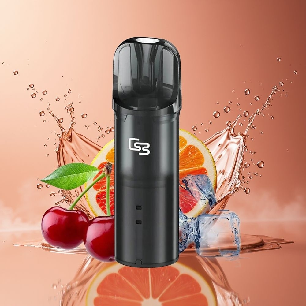 GEEK BAR Elite Prefyldt Pod Kit Dansk Engros – Aluminiumlegering – Kobberrød (Rød) – 650 mAh – 2,0 ml