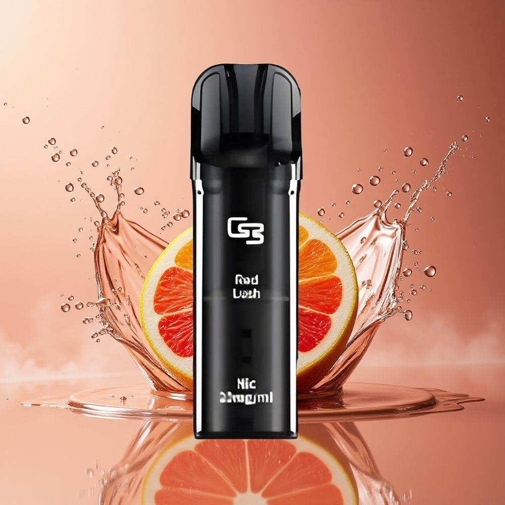 GEEK BAR Elite Prefyldt Pod Kit Dansk Engros – Aluminiumlegering – Kobberrød (Rød) – 650 mAh – 2,0 ml