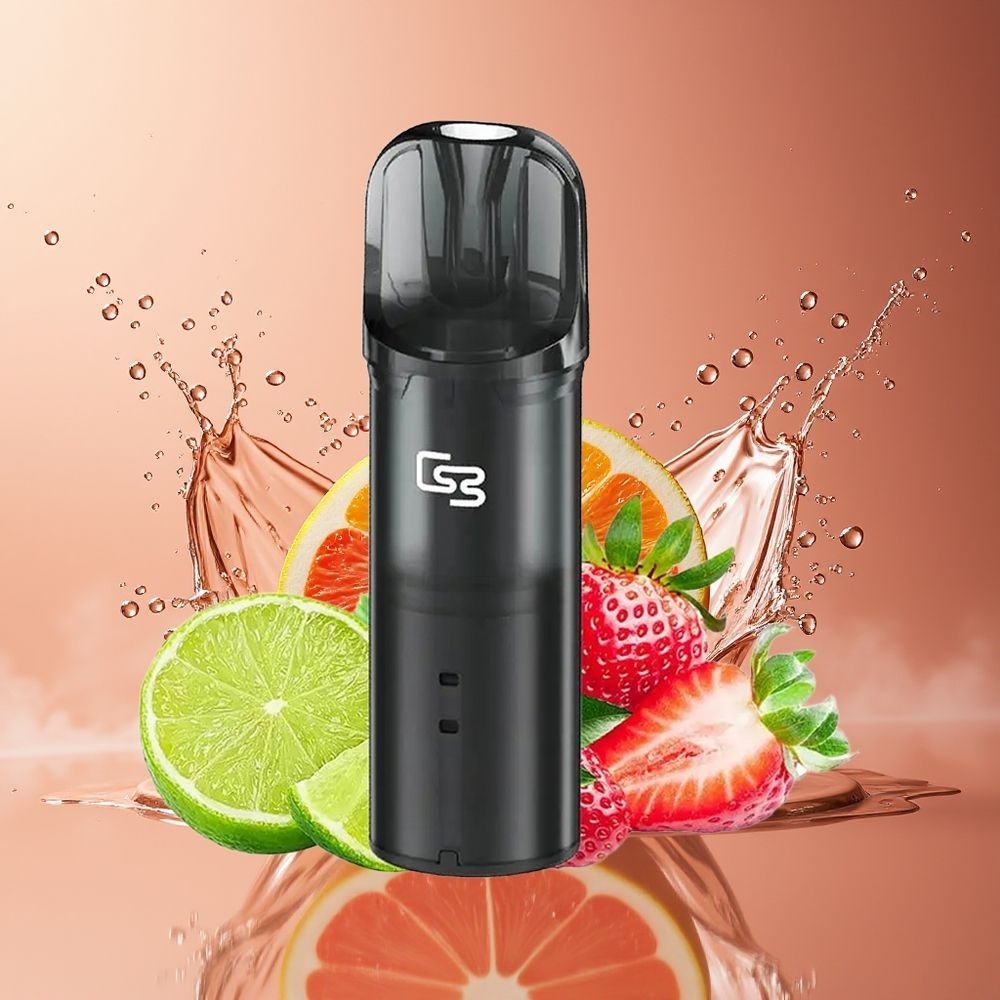 GEEK BAR Elite Prefyldt Pod Kit Dansk Engros – Aluminiumlegering – Kobberrød (Rød) – 650 mAh – 2,0 ml