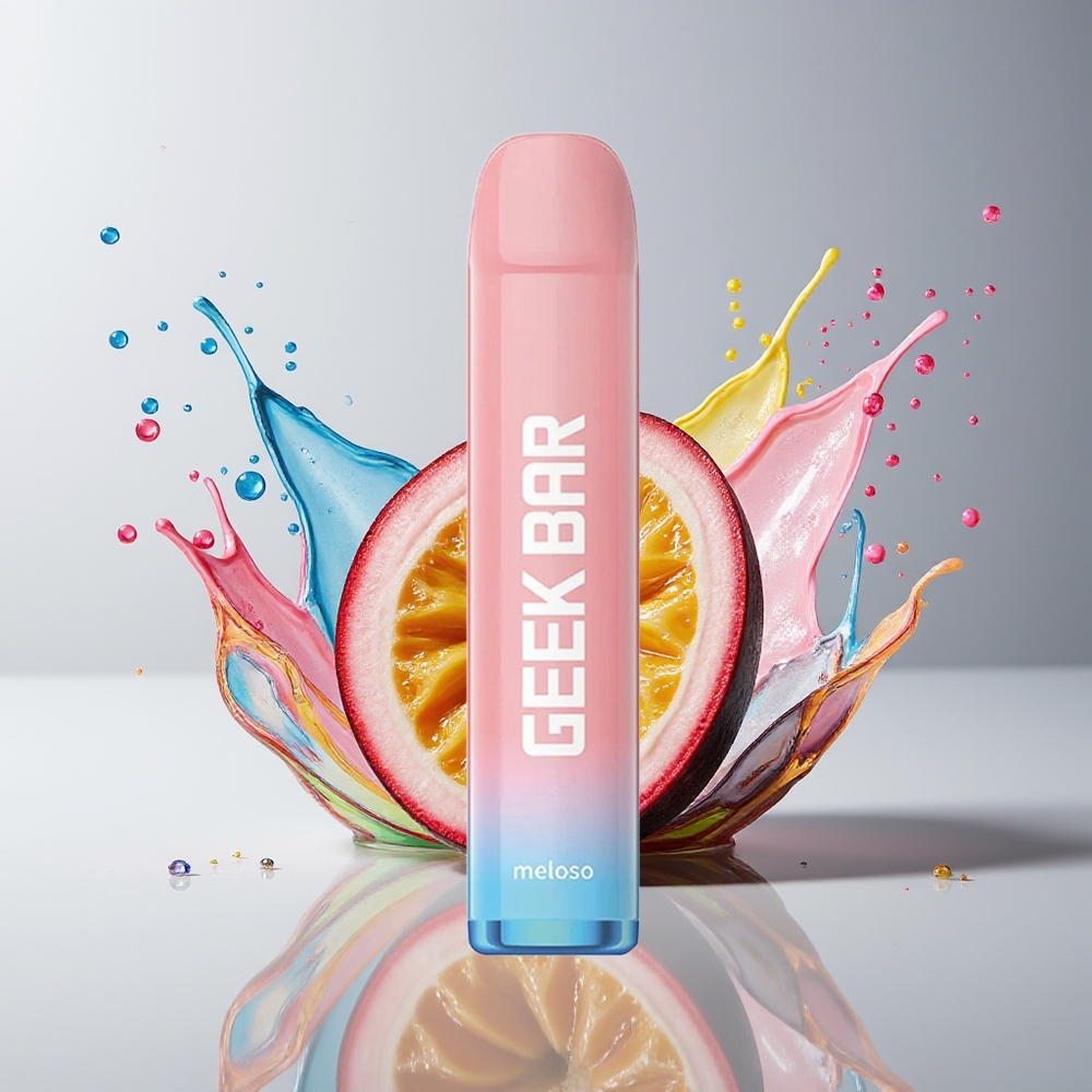 GEEK BAR Meloso 600 Puffs Dansk Engros Disposable Vape Passion Frugt – 2ml, 550mAh, 20mg