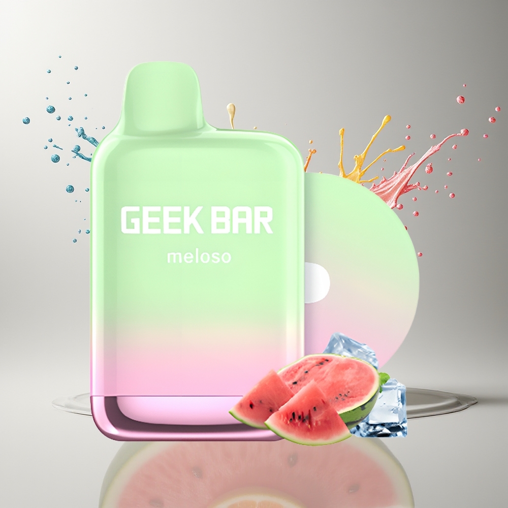 GEEK BAR Meloso Pro 4000 Puffs Dansk Engros Disposable Vape Vandmelon Is 12ml 2% Nikotin 600mAh