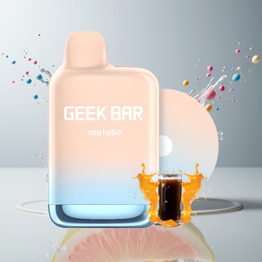 GEEK BAR Meloso Pro 4000 Puffs Disposable Vape Dansk Engros med 2% Nikotin og Type-C Opladning