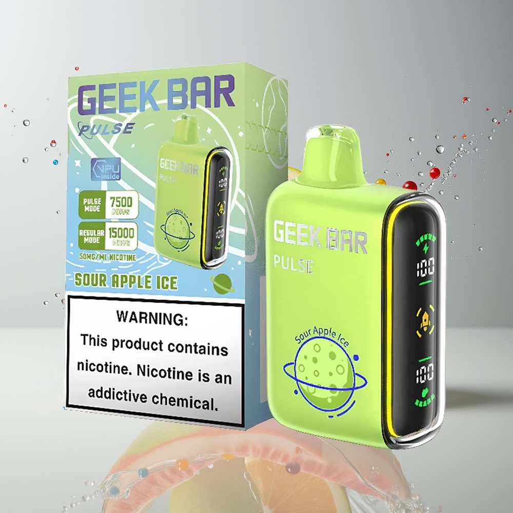 GEEK BAR Pulse 15000 Puffs Dansk Engros med 16ML E-væske og 5% Nikotin Planet-udgave