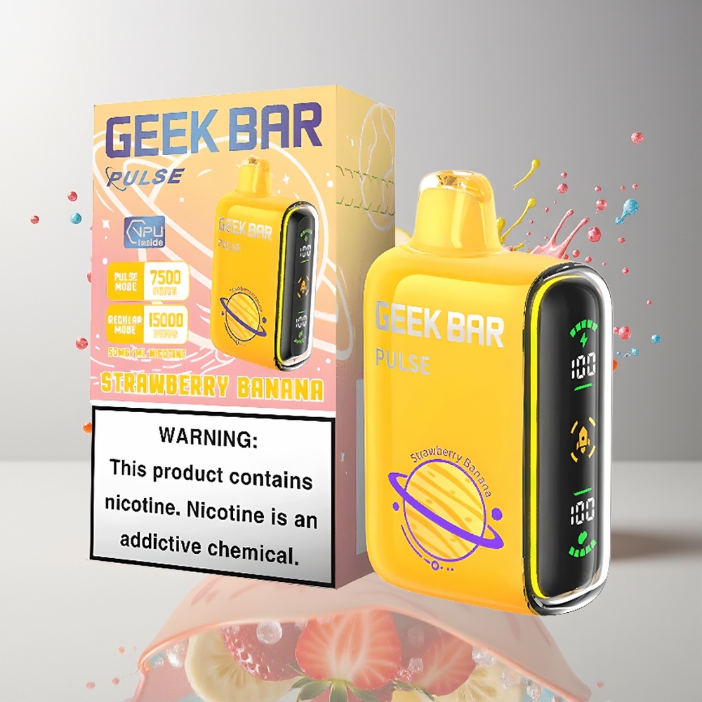 GEEK BAR Pulse 15000 Puffs Dansk Engros med 16ML E-væske og 5% Nikotin Planet-udgave
