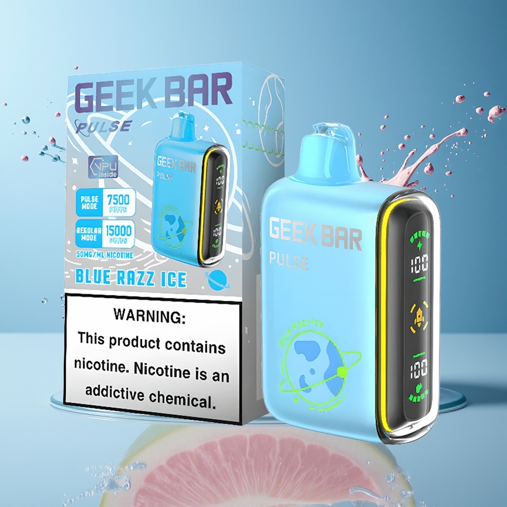 GEEK BAR Pulse 15000 Puffs Dansk Engros med 16ML E-væske og 5% Nikotin Planet-udgave