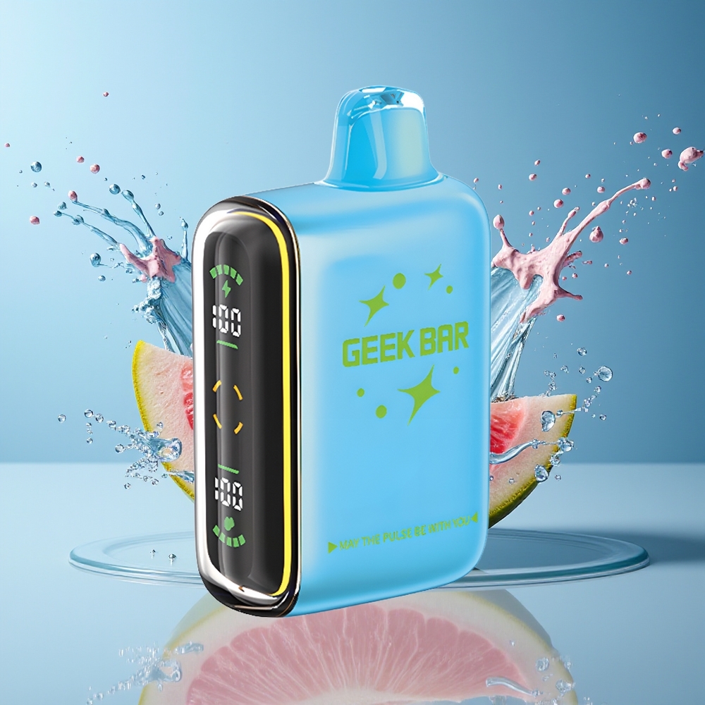 Geek Bar Pulse 15000 Puffs Dansk Engros – 16ML, 5% Nikotin, Justerbar Luftflow
