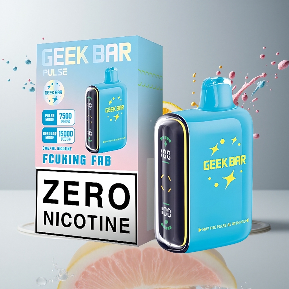 Geek Bar Pulse 15000 Puffs Dansk Engros – 16ML, 5% Nikotin, Justerbar Luftflow