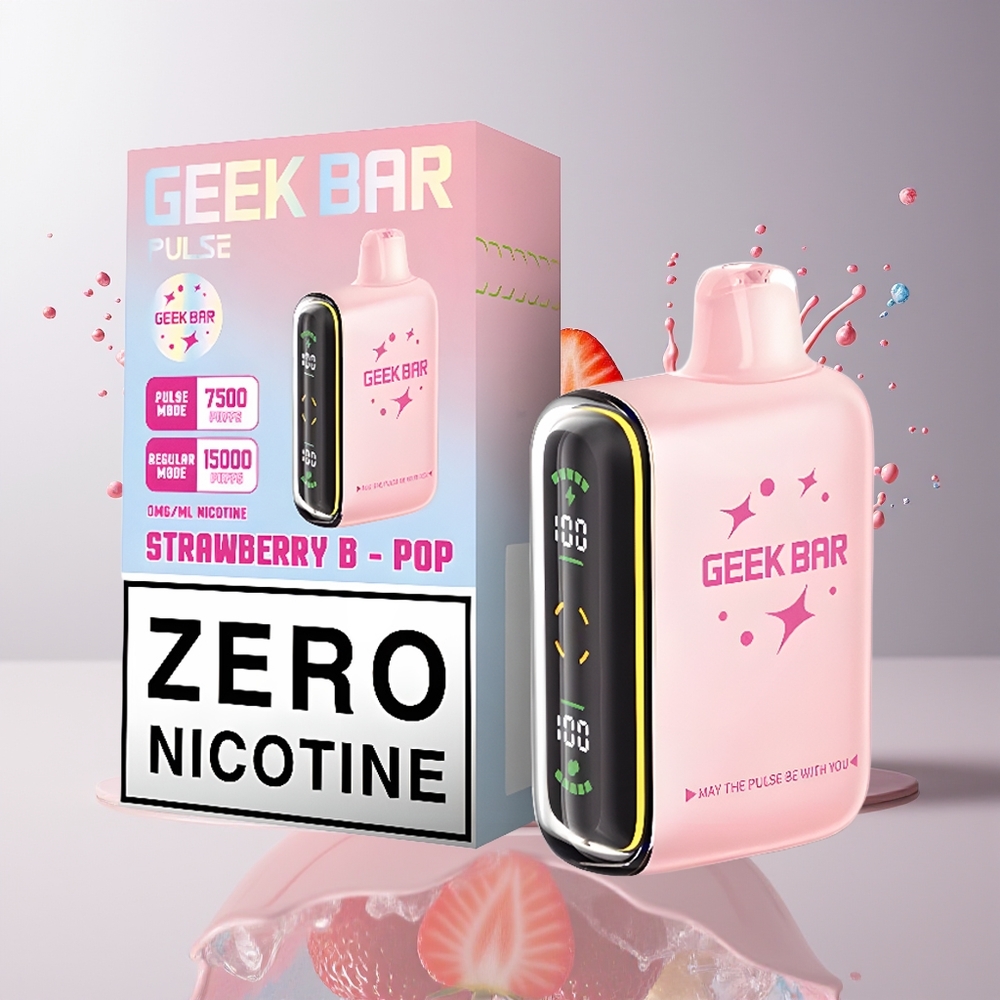 Geek Bar Pulse 15000 Puffs Dansk Engros – 16ML, 5% Nikotin, Justerbar Luftflow