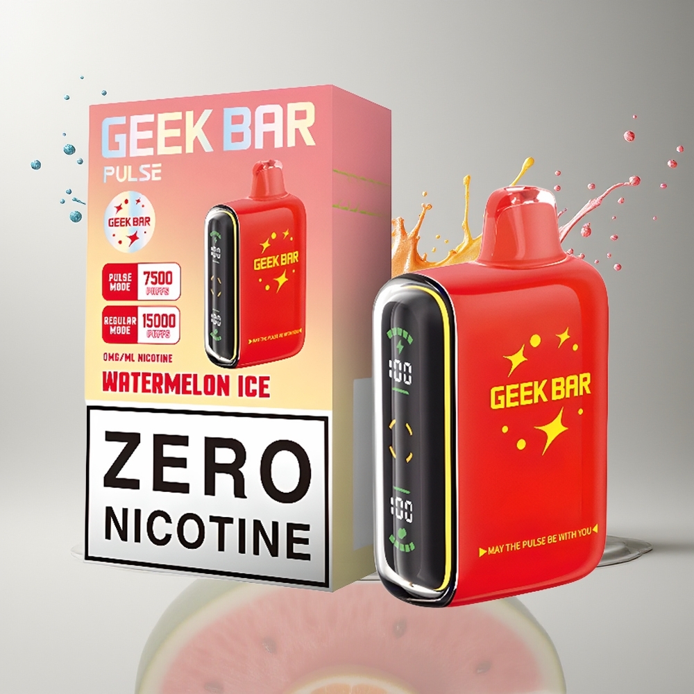 Geek Bar Pulse 15000 Puffs Dansk Engros – 16ML, 5% Nikotin, Justerbar Luftflow