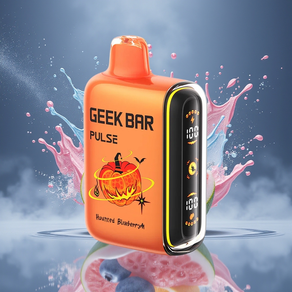 Geek Bar Pulse 15000 Puffs Dansk Engros med 16ML e-væske og 5% nikotin Halloween-udgave