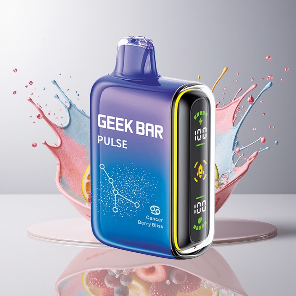 Geek Bar Pulse 15000 Puffs Dansk engros med 16ML e-væske og 5% nikotin Zodiac-udgave