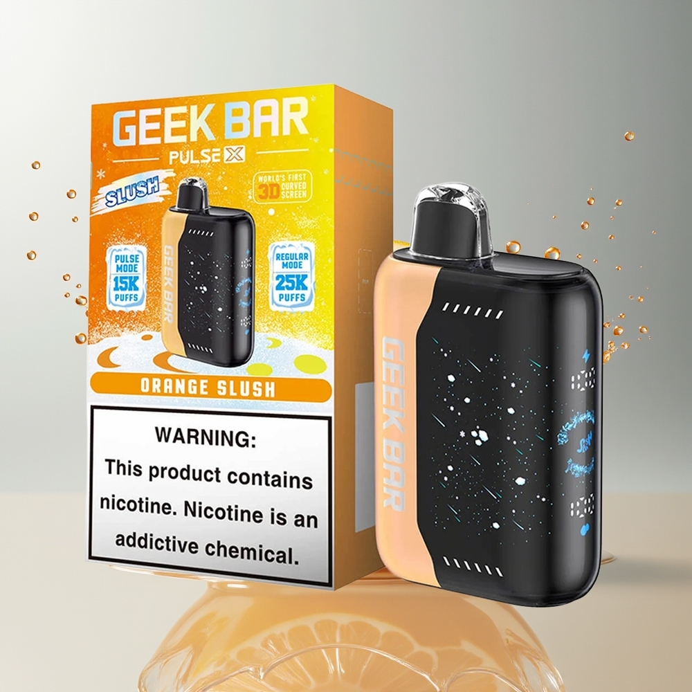 GEEK BAR Pulse X 25000 Puffs Slush Udgave Dansk engros med 18mL E-væske og USB Type-C Opladning