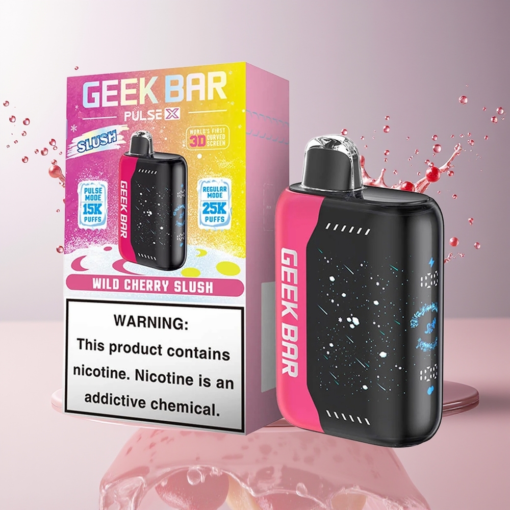 GEEK BAR Pulse X 25000 Puffs Slush Udgave Dansk engros med 18mL E-væske og USB Type-C Opladning