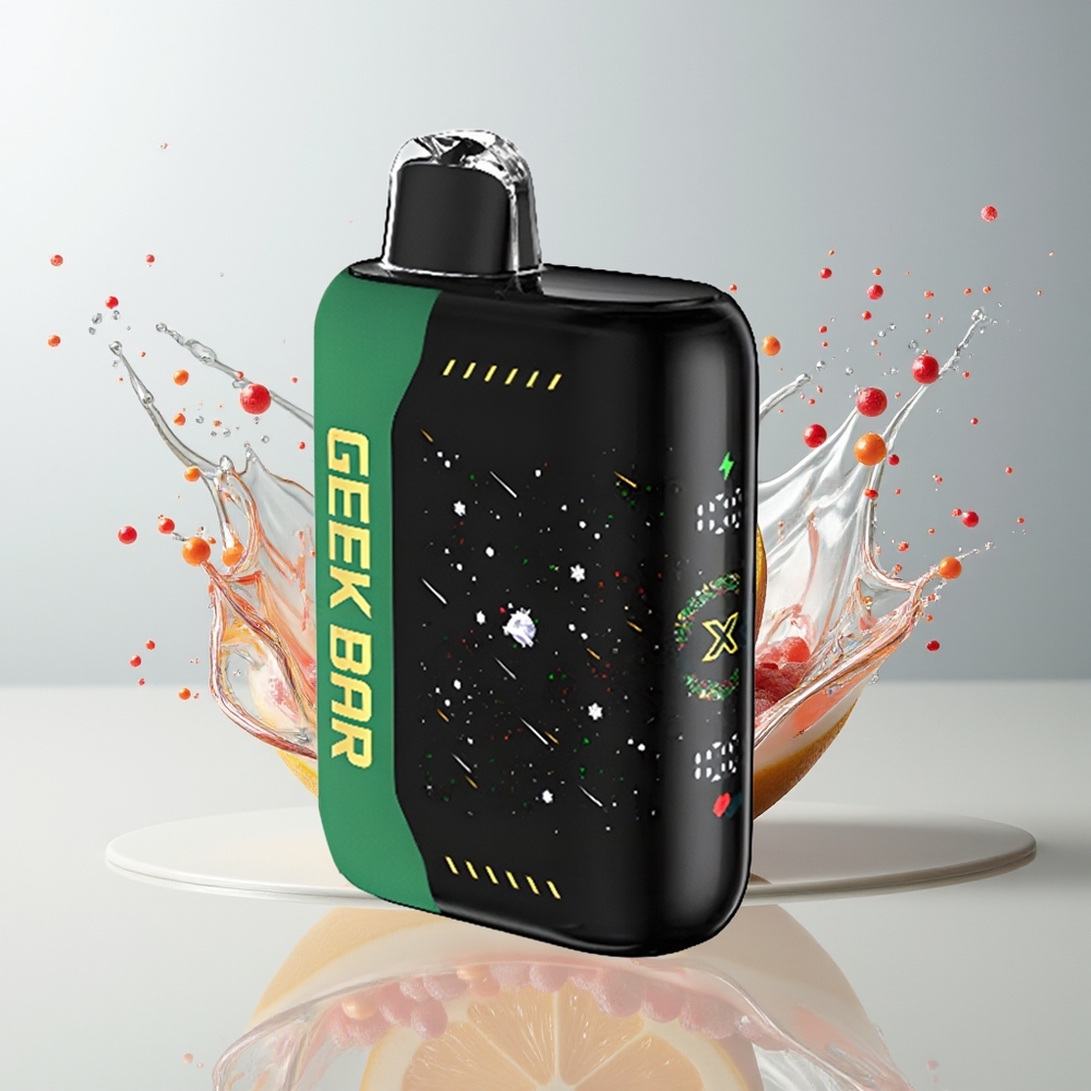 Geek Bar Pulse X 25000 Puffs Dansk Engros med 18mL E-Liquid og USB Type-C Opladning