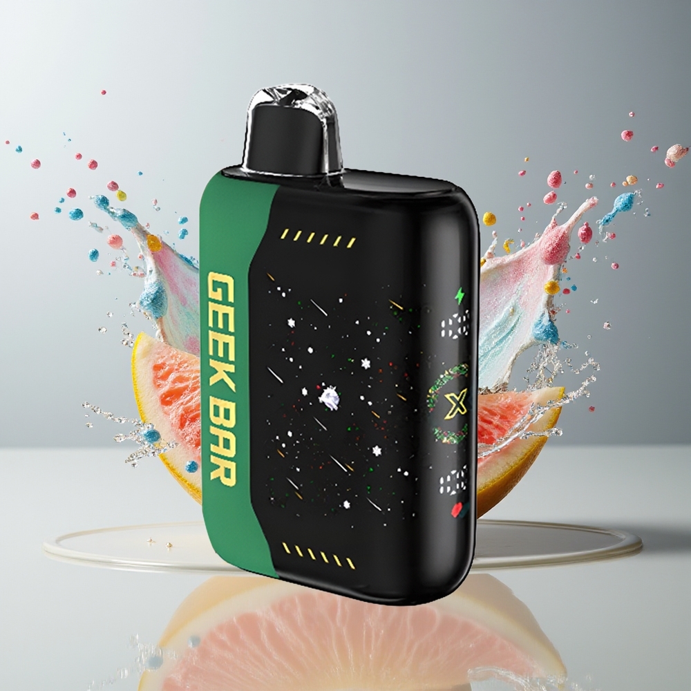 Geek Bar Pulse X 25000 Puffs Dansk Engros med 18mL E-Liquid og USB Type-C Opladning