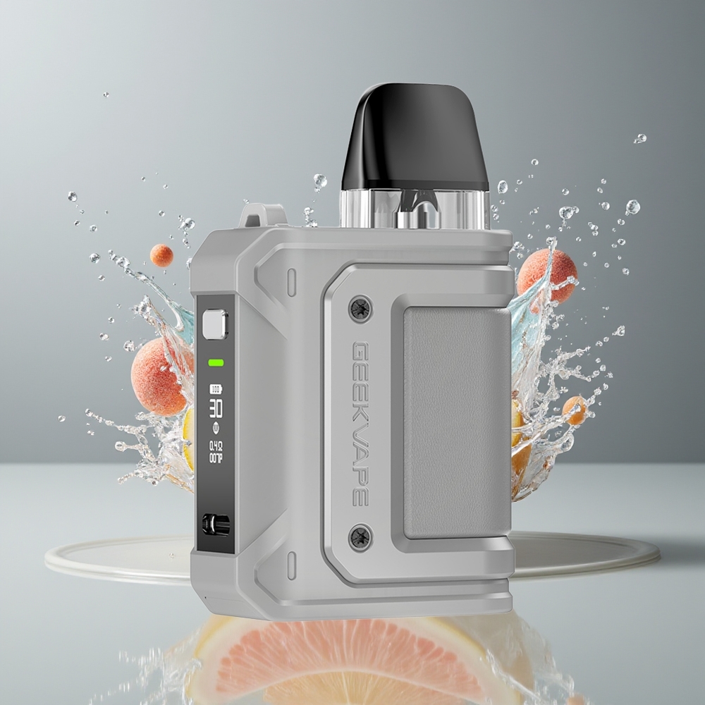 GeekVape Aegis Hero Q Kit Dansk Engros – 1300mAh, 30W, Type-C, Grå