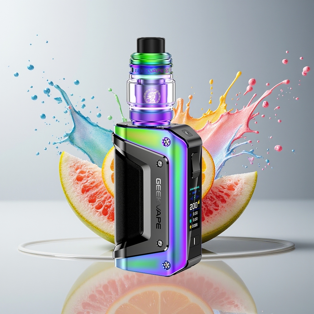 GeekVape Aegis Legend 3 Kit Dansk Engros med 200W, AS Chip 4.0 og IP-68 Beskyttelse Regnbue