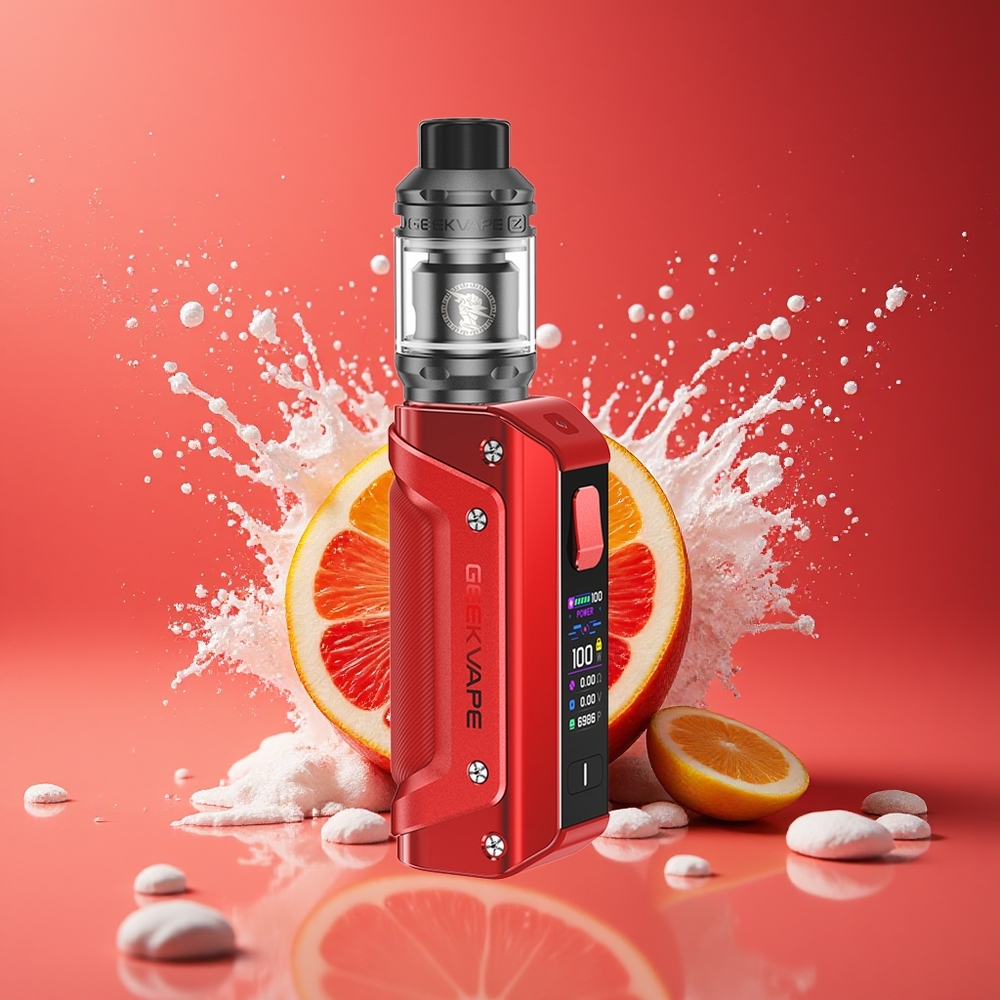 GeekVape Aegis Solo 3 Kit Dansk Engros – 100W, IP68, 18650 Batteri, Rød