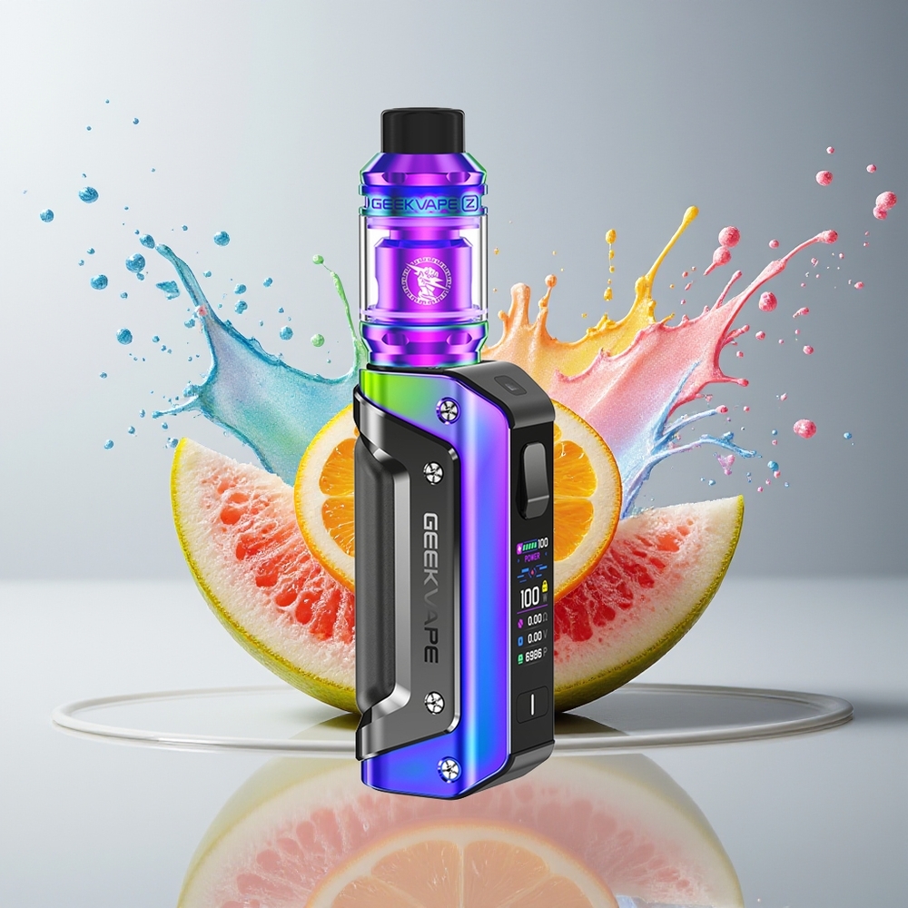 GeekVape Aegis Solo 3 Kit Dansk Engros med 100W, IP68 og Regnbue