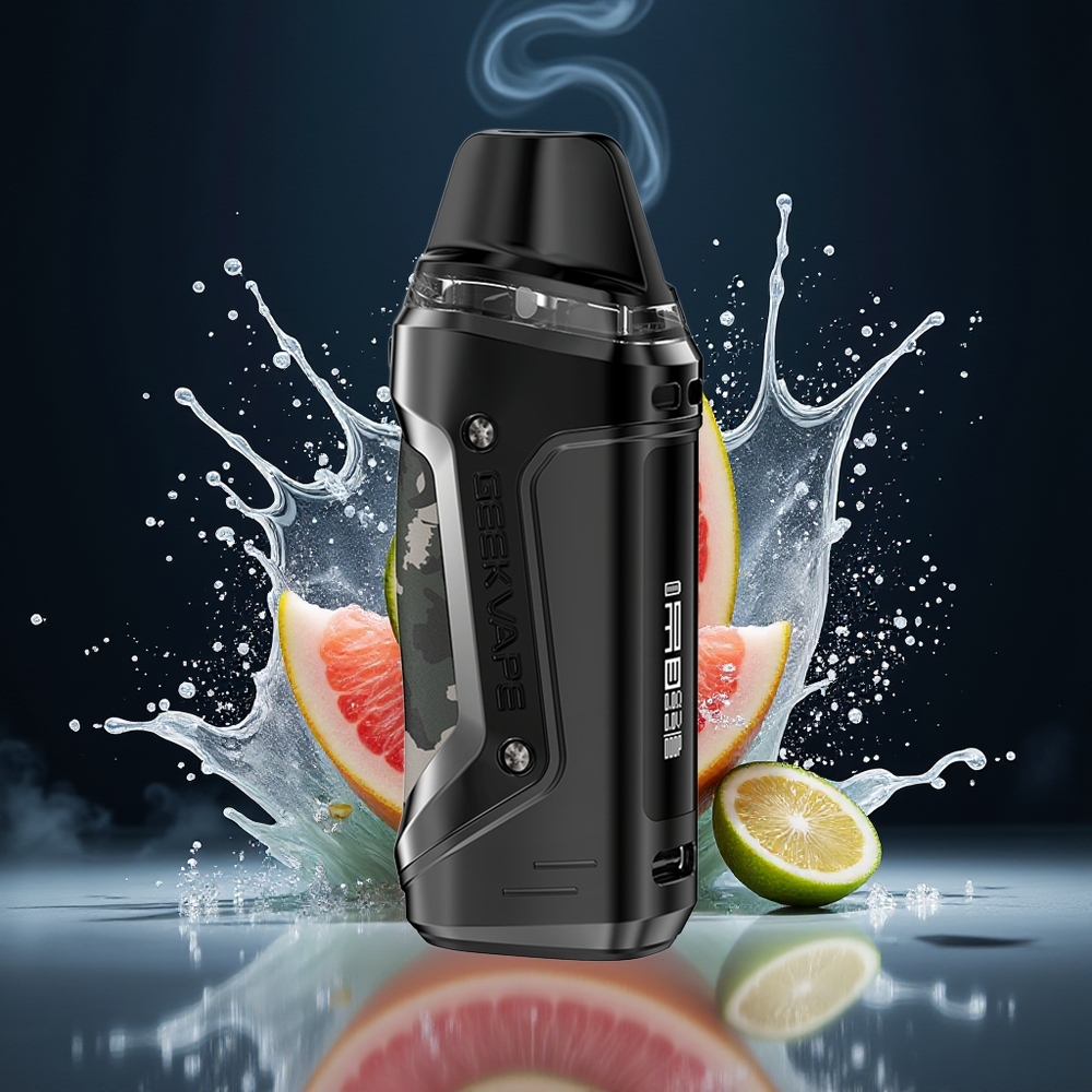 GeekVape AN 2 (Aegis Nano 2) Kit Midnight Mørk Dansk Engros – 30W, 1100mAh, Type-C
