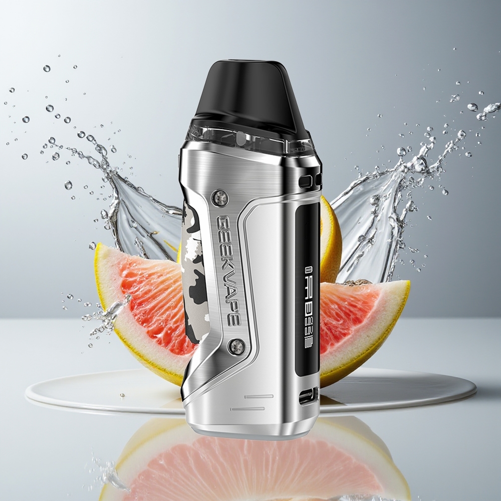 GeekVape AN 2 (Aegis Nano 2) Kit Polar Sølv - 30W, 1100mAh, Type-C - Dansk engros