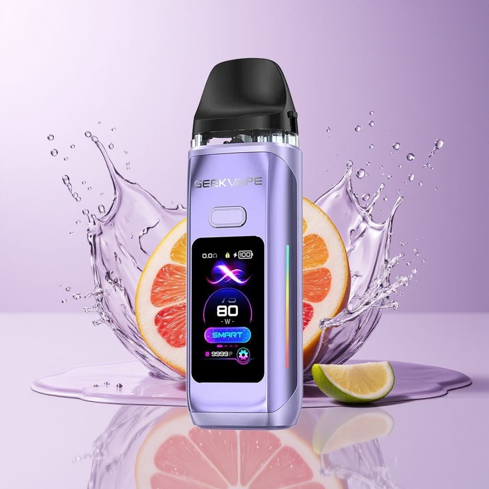 GeekVape Digi Max Pod Mod Kit Dansk engros med 80W og 3000mAh Lilla Dis