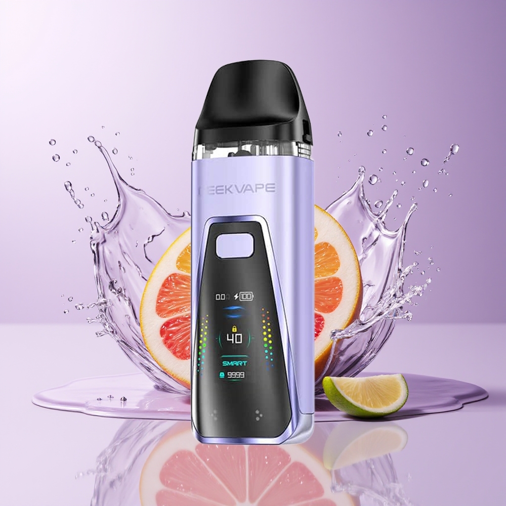 GeekVape Digi Pro Pod Mod Kit Dansk Engros med 2000mAh Batteri, 40W, 5mL/2mL Pod & Lilla Dis