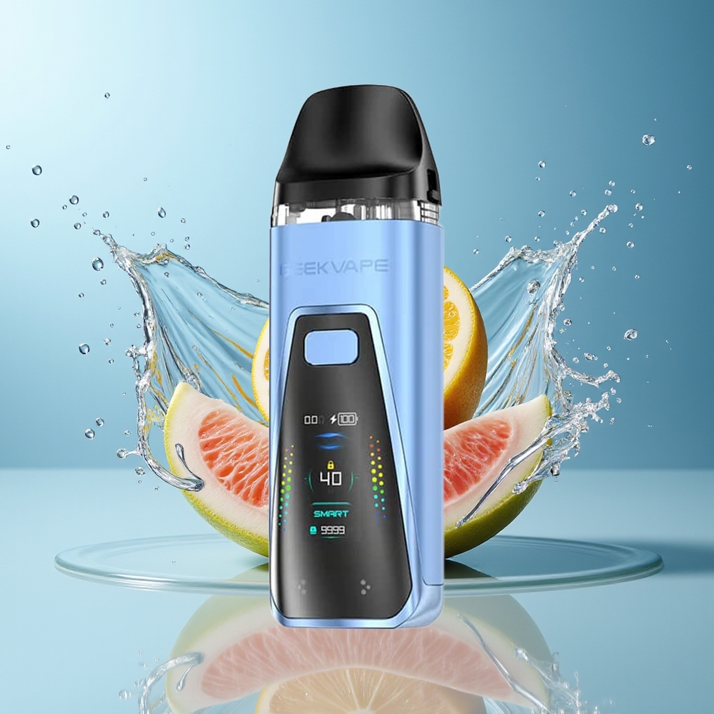 GeekVape Digi Pro Pod Mod Kit Dansk Engros med 40W, 2000mAh og 5mL/2mL Kapacitet i Disket Blå