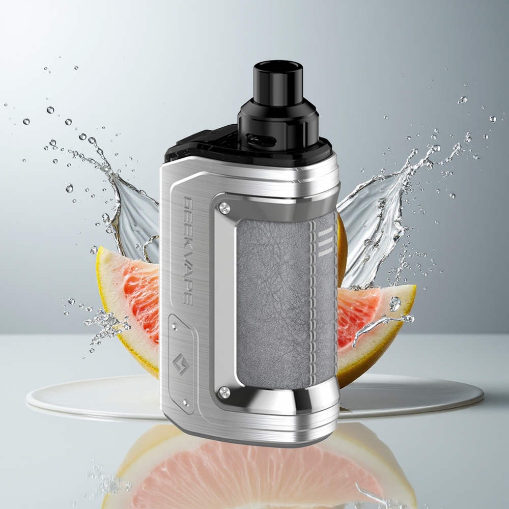 GeekVape H45 (Aegis Hero 2) Pod Mod Kit Dansk Engros med 1400mah batteri og 0,96 tommer TFT skærm - Sølv