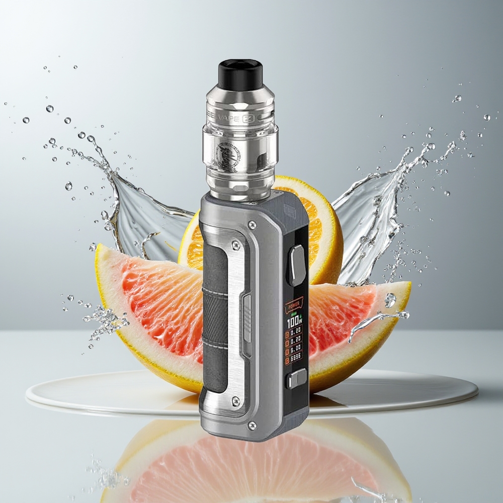 GeekVape Max100 (Aegis Max 2) 100W Kit Dansk Engros – Sølv, 5.5ml/2ml TPD, IP68, Type-C Opladning