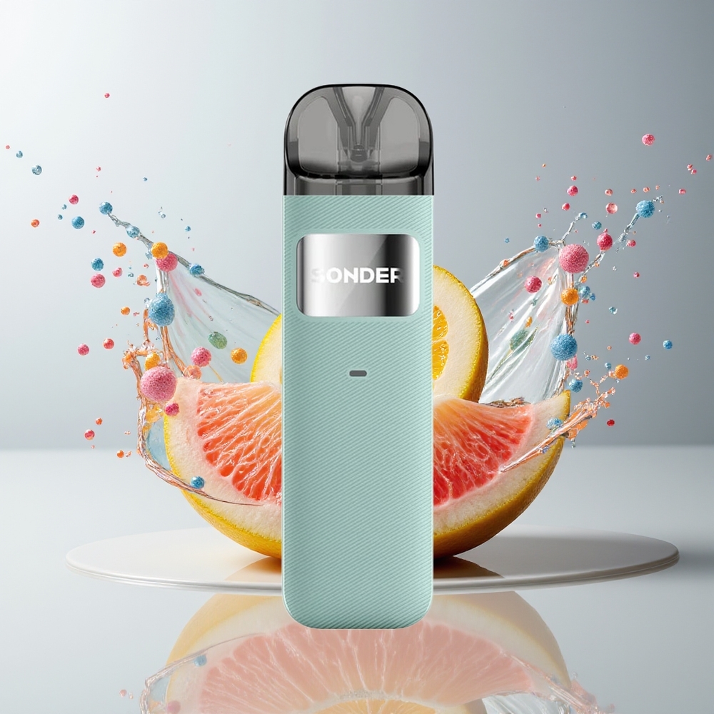 GeekVape Sonder U Pod System Kit 1000mAh 2ml Dansk engros Himmelblå Glans