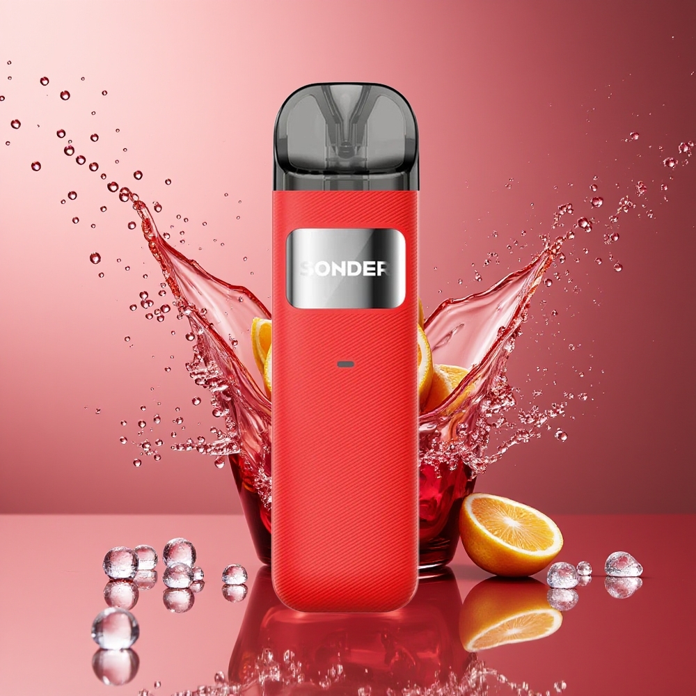 GeekVape Sonder U Pod System Kit Dansk engros - Vinrød - 20W - 2ml - 1000mAh