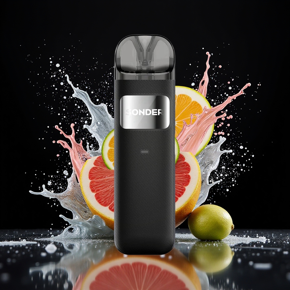 GeekVape Sonder U Pod System Kit Sort 20W 1000mAh Dansk engros